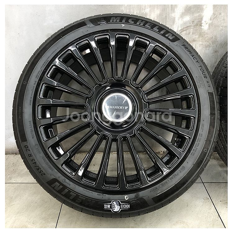 신품 휠 만소리st 20인치 블랙 휠타이어 카니발--5